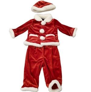 IN DESIGN Baby Christmas Santa Suit - Size 6-9 Months - EUC - 3 piece set